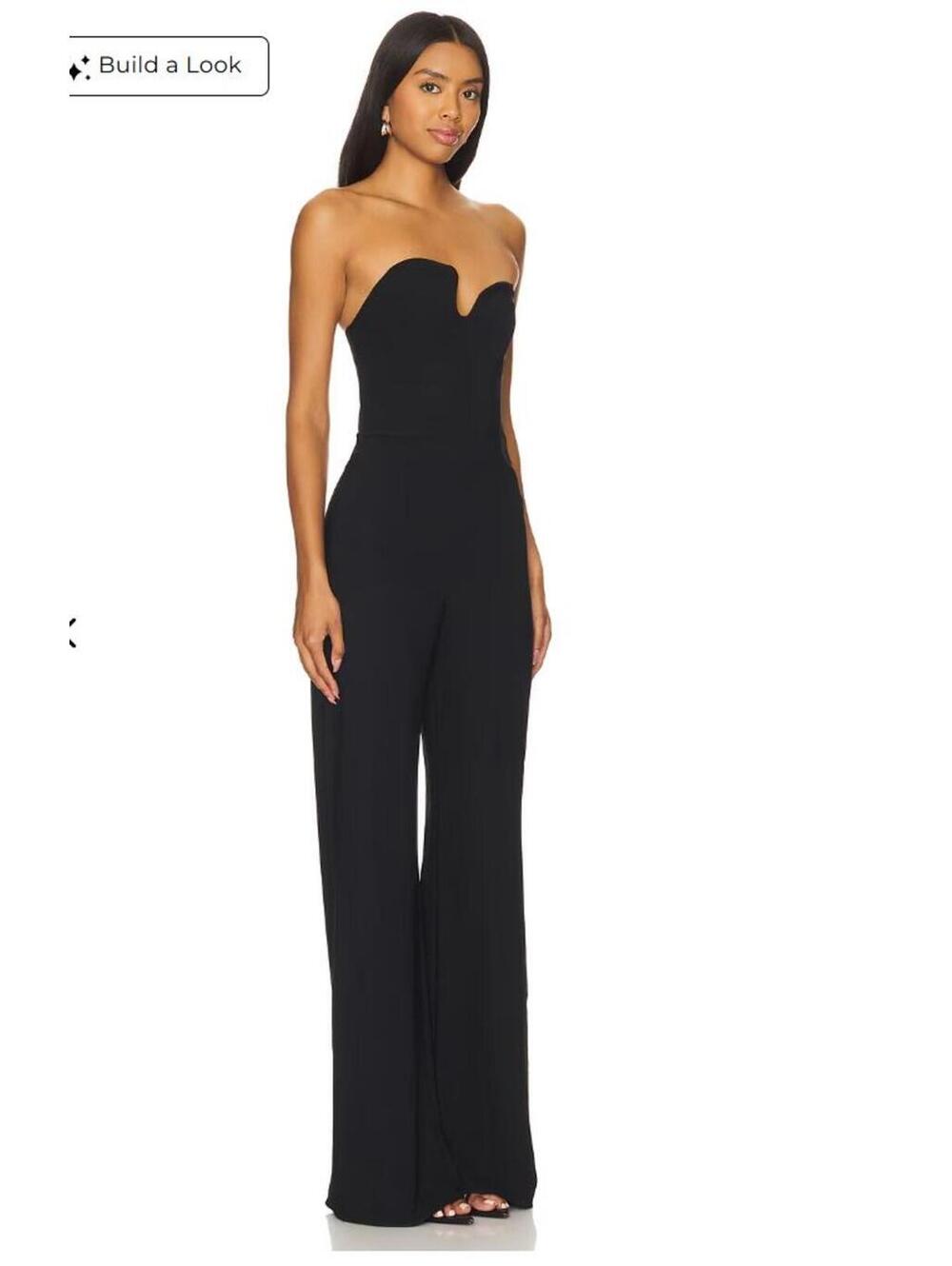 AMANDA UPRICHARD  Strapless Puzzle Jumpsuit